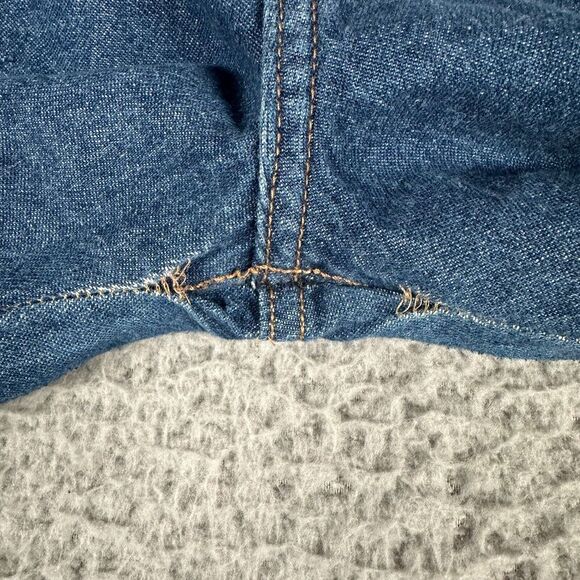 Zara Jeans Women's 6 Blue High Waisted Barrel Paperbag Medium Wash Cotton - Picture 9 of 12